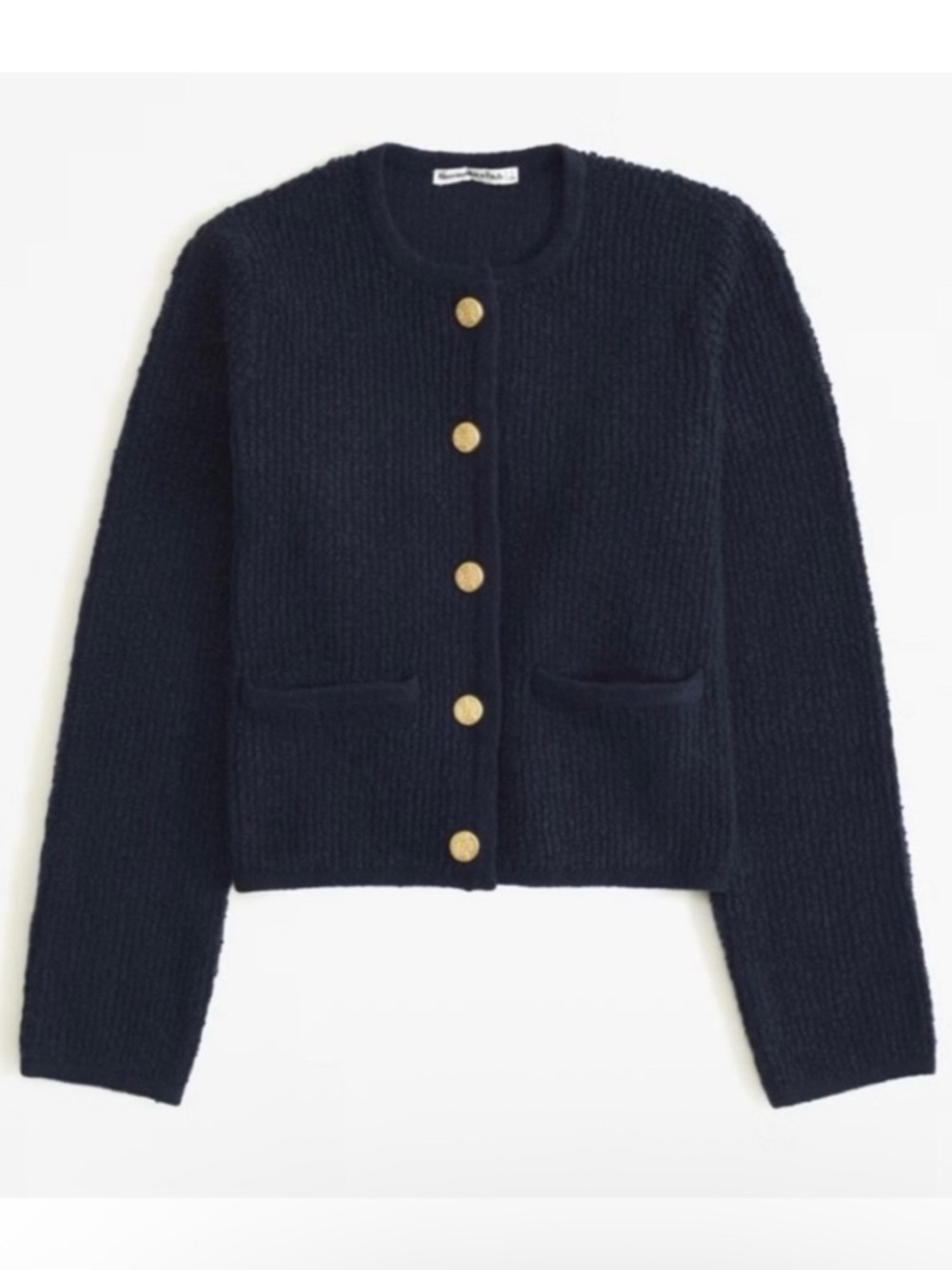 Abercrombie Navy Cardigan with Pockets